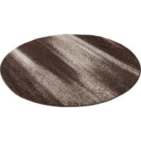 Kusový kulatý koberec SARI Fog - hnědý