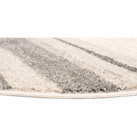 Kusový kulatý koberec SARI Mist - béžový