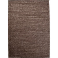 Kusový koberec SARI Mono - tmavě hnědý