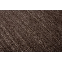 Kusový koberec SARI Mono - tmavě hnědý