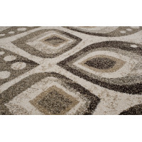 Kusový koberec JÁVA Gem - krémový/hnědý
