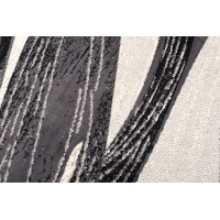 Kusový koberec TAPIS Soft - tmavě šedý/krémový