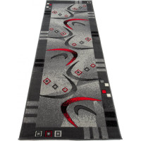 Běhoun TAPIS Modern - šedý/červený