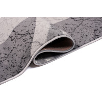 Kusový koberec TAPIS Ribbon - tmavě šedý