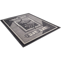 Kusový koberec TAPIS Frame - šedý