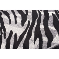 Kusový koberec TAPIS Tiger - šedý/černý