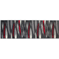 Běhoun TAPIS Linocut - šedý/červený