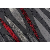 Běhoun TAPIS Linocut - šedý/červený