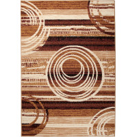 Kusový koberec TAPIS Bubbles - hnědý