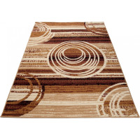 Kusový koberec TAPIS Bubbles - hnědý