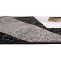 Kusový koberec TAPIS Vertigo - žlutý/šedý
