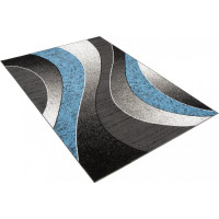 Kusový koberec TAPIS Waves - modrý/šedý