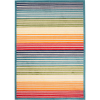 Kusový koberec AVENTURA Colours - krémový/oranžový/modrý