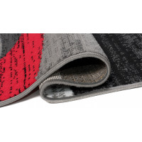 Kusový koberec MAYA Mingle - červený/šedý