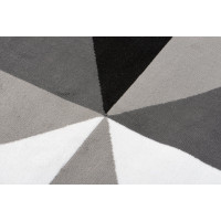 Kusový koberec MAYA Prism - šedý/bílý