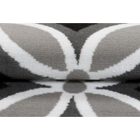 Kusový koberec MAYA Pattern - černý/šedý