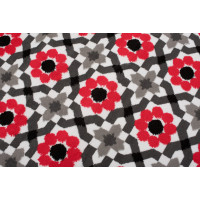 Kusový koberec MAYA Květy - červený