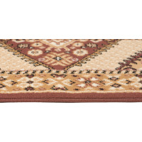 Kusový koberec EUFRAT Diwaniya - hnědý/béžový