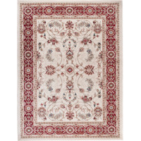 Kusový koberec COLORADO Rim - bílý/červený