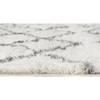 Kusový koberec AZTAC krémový/tmavě šedý - typ C