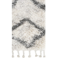 Kusový koberec AZTAC krémový/tmavě šedý - typ C