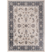 Kusový koberec COLORADO Rim - bílý/modrý