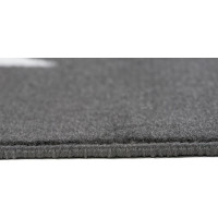 Kusový koberec BALI Hvězdy - tmavě šedý/bílý