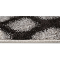 Kusový koberec FIESTA Grid - šedý