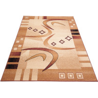 Kusový koberec ATLAS Modern - béžový/světle béžový