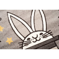 Kusový koberec FIESTA Rabbit - žlutý