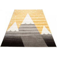 Kusový koberec FIESTA Mountains - žlutý