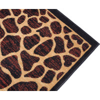 Kusový koberec BLACK ATLAS Giraffe - hnědý/béžový