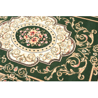 Kusový koberec ATLAS Brooch - zelený