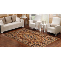 Kusový koberec ATLAS Orient - tmavě béžový/hnědý