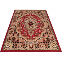 Kusový koberec ATLAS Orient - béžový/červený