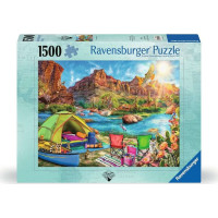 RAVENSBURGER Puzzle Táboření v kaňonu 1500 dílků