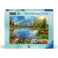RAVENSBURGER Puzzle Život u jezera 1000 dílků