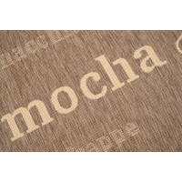 Sisalový PP koberec COFFEE - hnědý/krémový