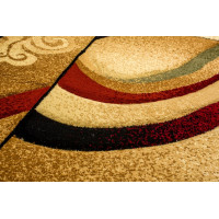 Kusový koberec ANTOGYA Wave - krémový/červený