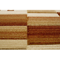 Kusový koberec ANTOGYA Sprig - krémový/hnědý