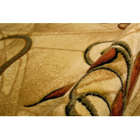 Kusový koberec ANTOGYA Line - krémový/hnědý