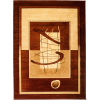 Kusový koberec ANTOGYA Composition - hnědý/béžový