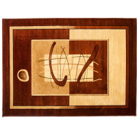 Kusový koberec ANTOGYA Composition - hnědý/béžový