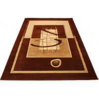 Kusový koberec ANTOGYA Composition - hnědý/béžový