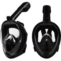 Celoobličejová maska na šnorchlování S/M  - černá