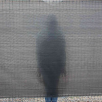 Stínící clona na plot 1,5x25 m - tmavě šedá
