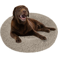 Plyšový pelíšek pro psy CANIS 90 cm - béžový
