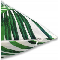 Voděodolný povlak na polštář BOTANIC Palmy 40x60 - zelený
