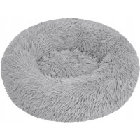 Plyšový pelíšek pro psy CANIS 60 cm - šedý