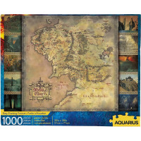 AQUARIUS Puzzle Pán Prstenů: Mapa Středozemě 1000 dílků